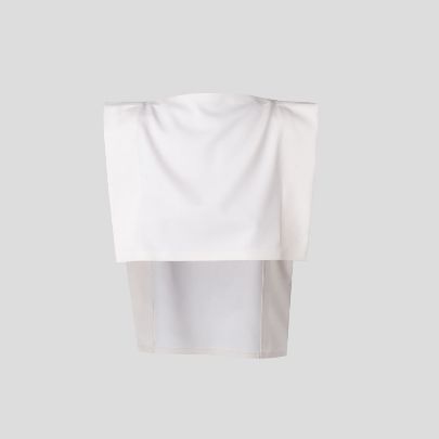 Picture of White square top