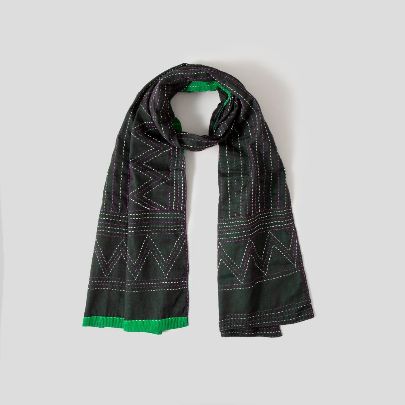 Picture of Green and Black scarf