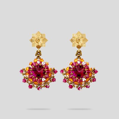 Picture of Red Neshan shamse earrings