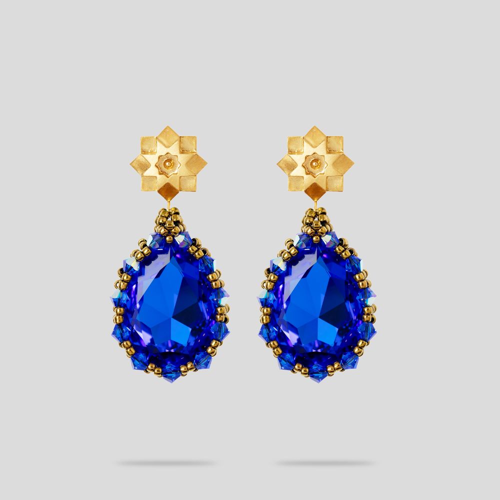 Picture of Blue neshan earrings