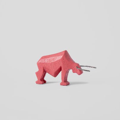 Picture of Pink cow statue