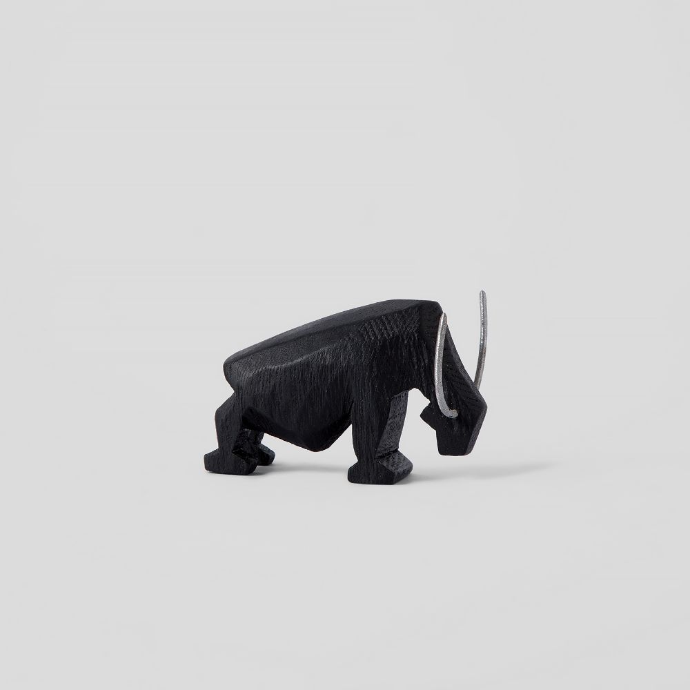 Picture of Black cow statue