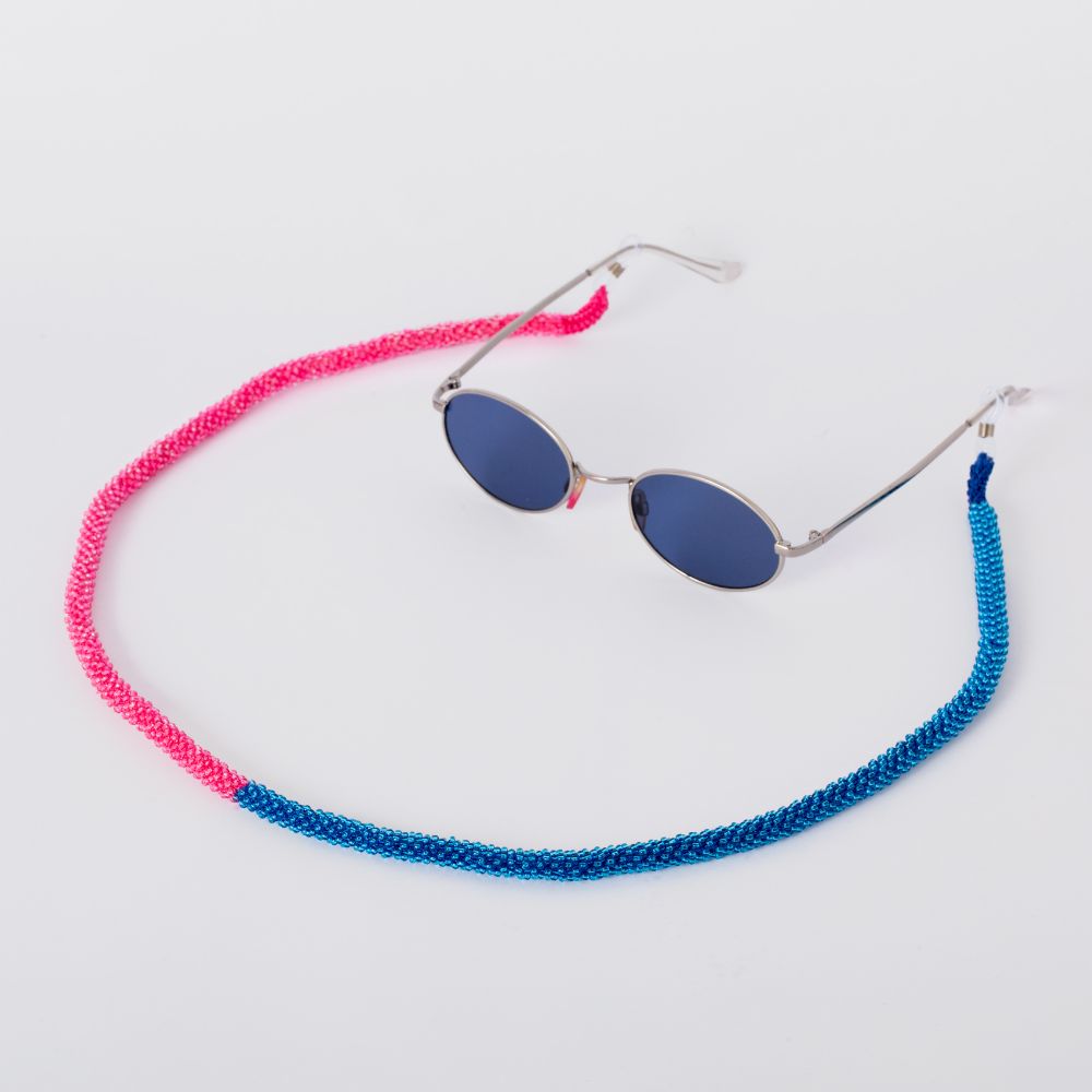 Picture of Blue and Pink sunglasses strap