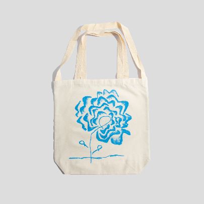 Picture of Tote bag with blue Mulehet logo