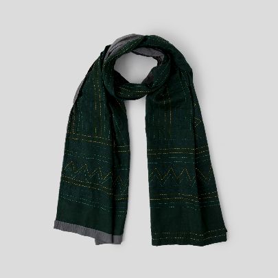 Picture of Green and grey scarf