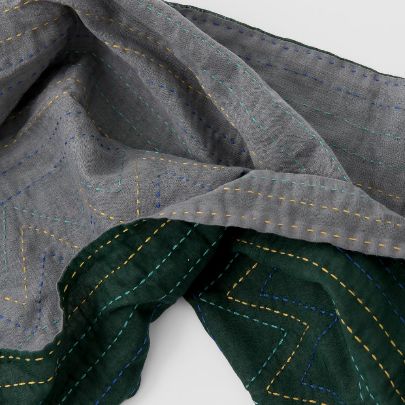 Picture of Green and grey scarf