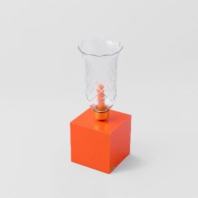 Picture of Basic orange candle holder