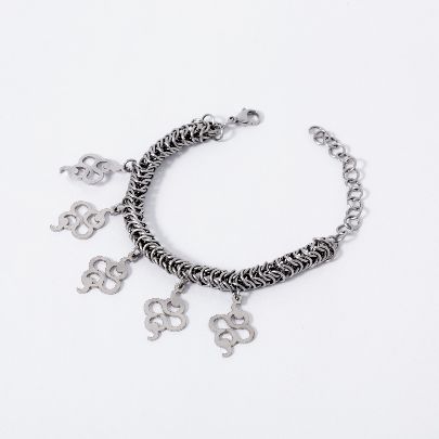 Picture of Box chain bracelet with logo