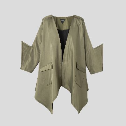 Picture of Batman green women's raincoat