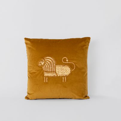 Picture of  Qeshm mustard cushion 1