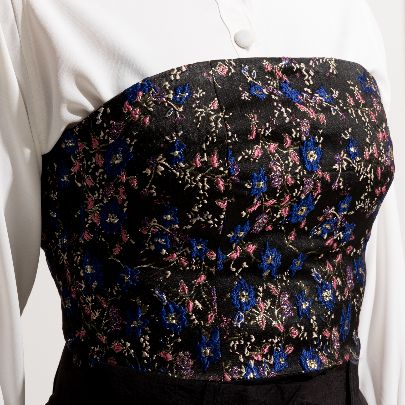 Picture of Floral women's décolleté top