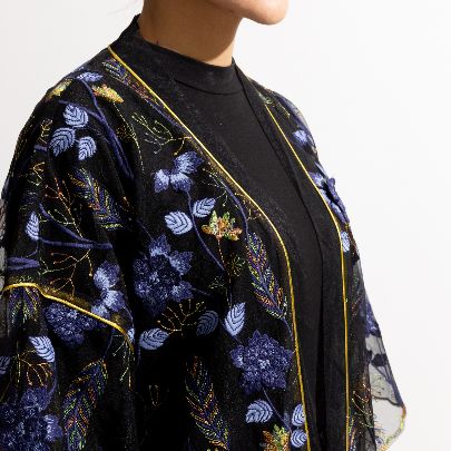 Picture of  Women's floral lace kimono