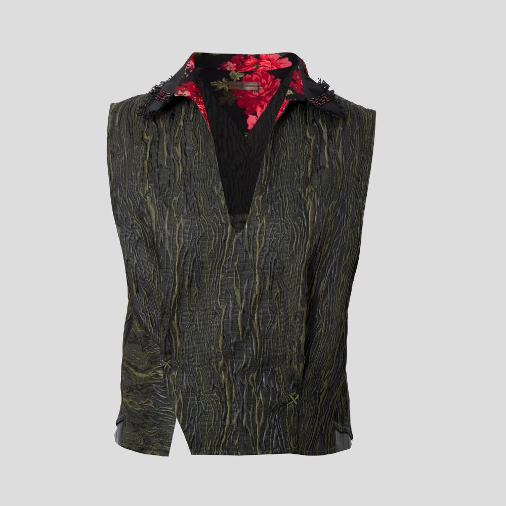 Picture of Neekoo jacquard women's top