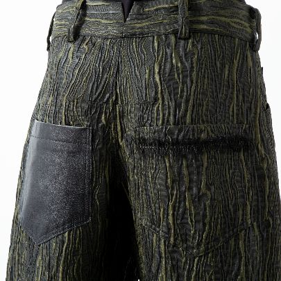 Picture of Neek green jacquard pants