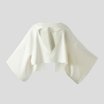 Picture of Women's white triangle blouse