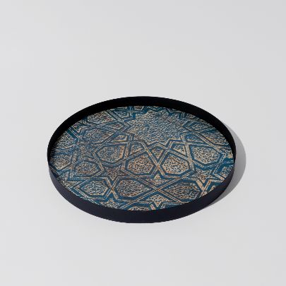 Picture of Patterned wooden tray number six