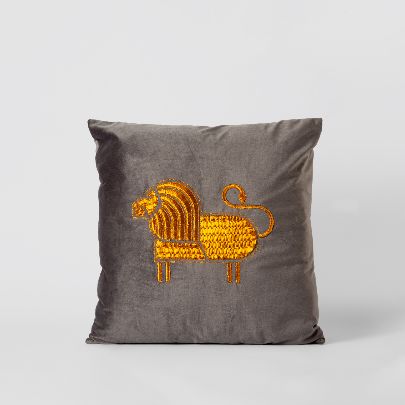 Picture of  Qeshm mustard cushion 2