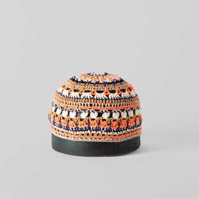 Picture of  Navy orange boho hat