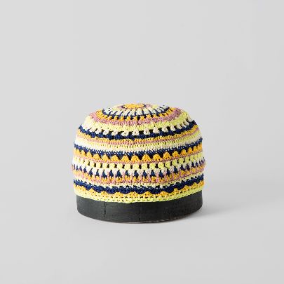 Picture of Navy lemon boho hat