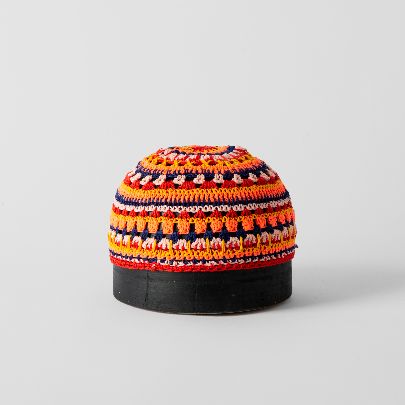 Picture of  Red orange boho hat