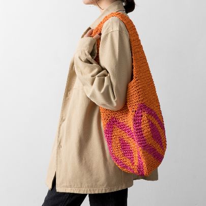 Picture of Orange Bamian handbag