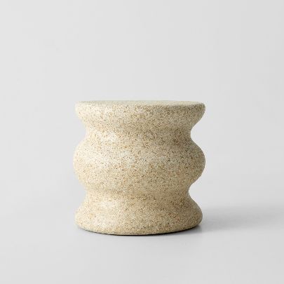 Picture of Sculptural Cream Side Table