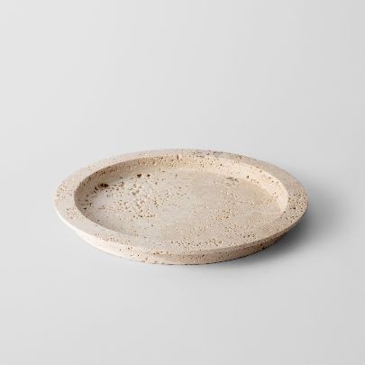 Picture of  Travertine rimmed tray