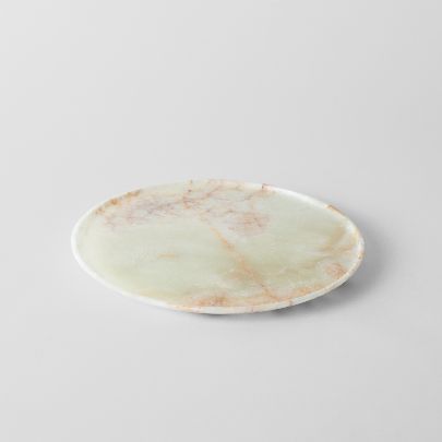 Picture of Round white tray with rim