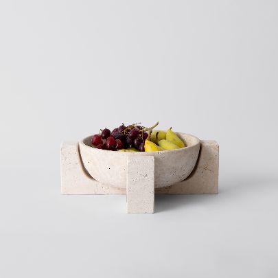 Picture of  Travertine rimmed tray