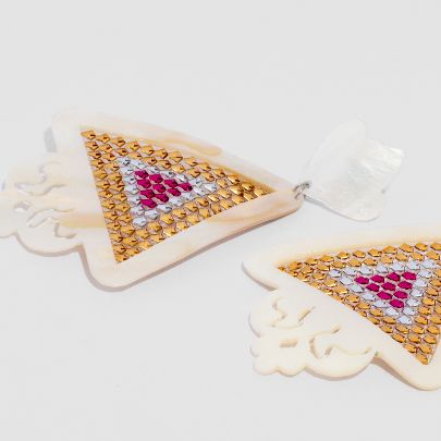 Picture of Pink mehregan earrings