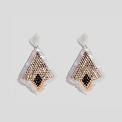 Picture of Black dejgan earrings