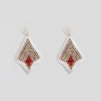 Picture of Red dejgan earrings