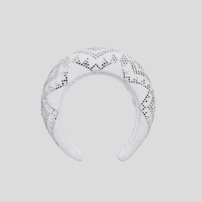 Picture of White bride hairband