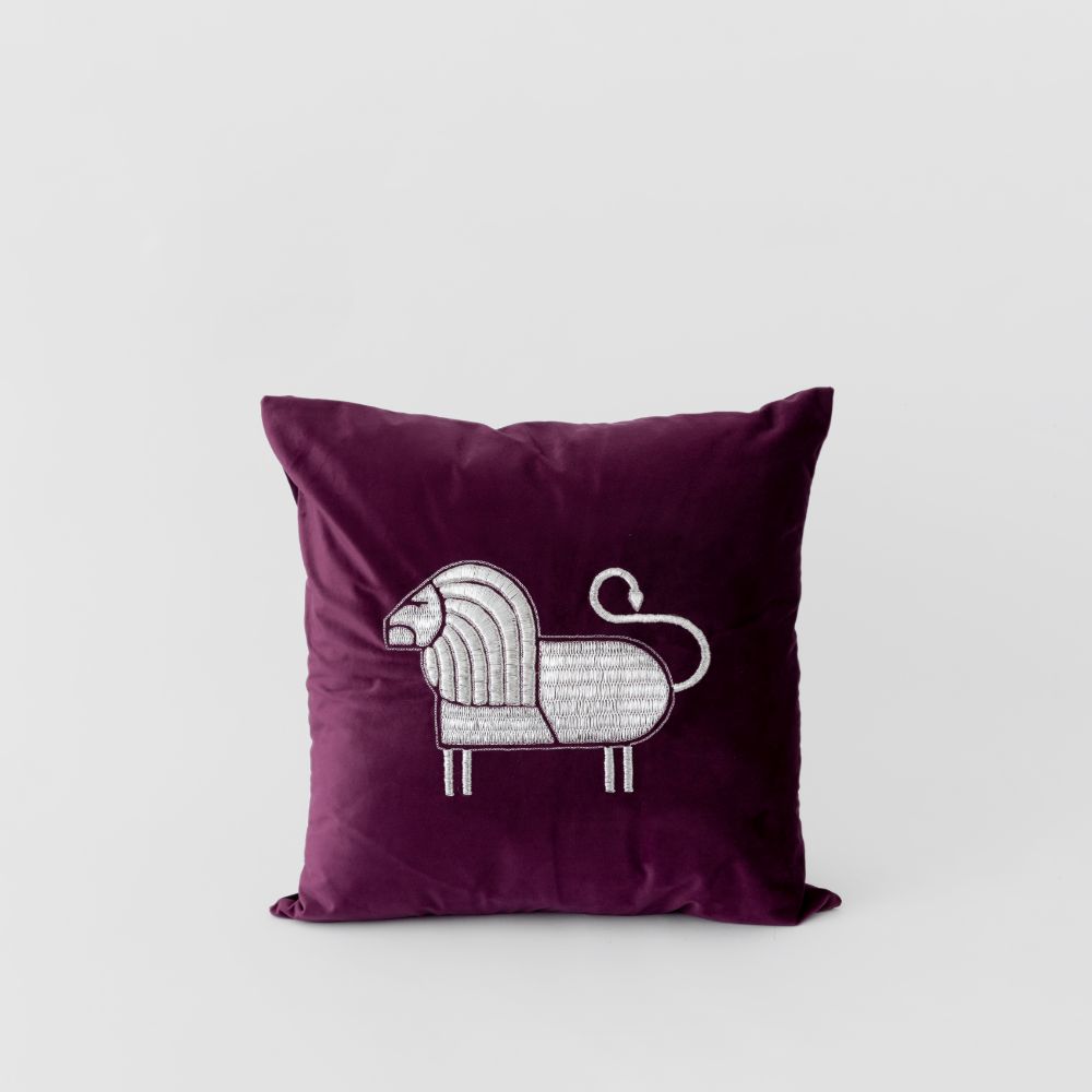 Picture of  Qeshm purple cushion 