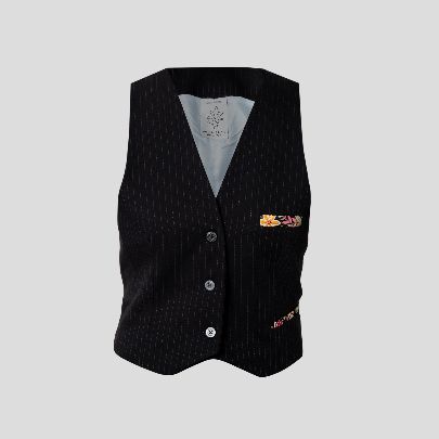 Picture of Striped black vest