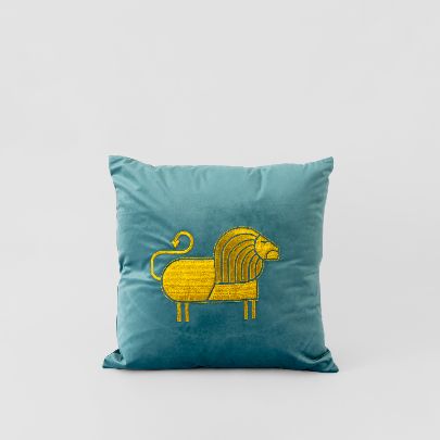 Picture of  Qeshm blue cushion 