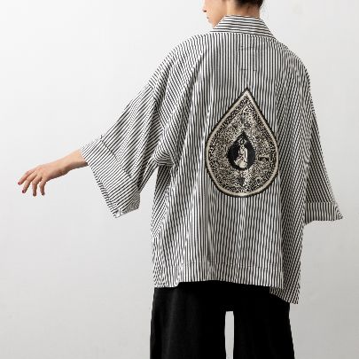 Picture of  Lover's tears striped kimono