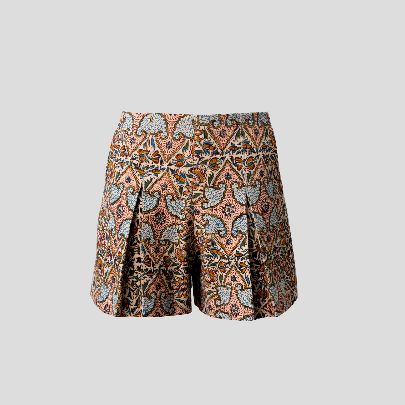 Picture of  Women's shorts with pink pleats