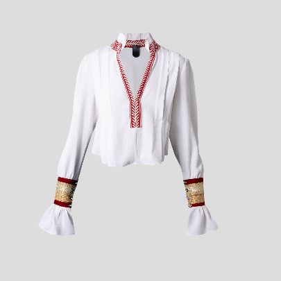 Picture of Women's white cotton blouse