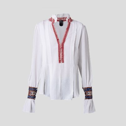 Picture of Women's white cotton blouse