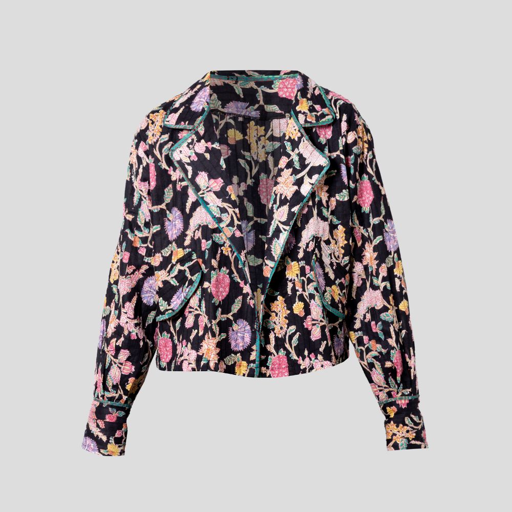 Picture of Floral black jacket 