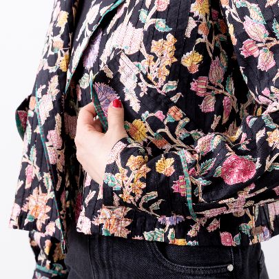 Picture of Floral black jacket 