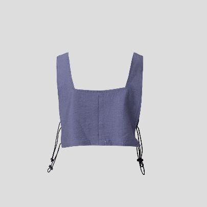 Picture of Gray women's crop top