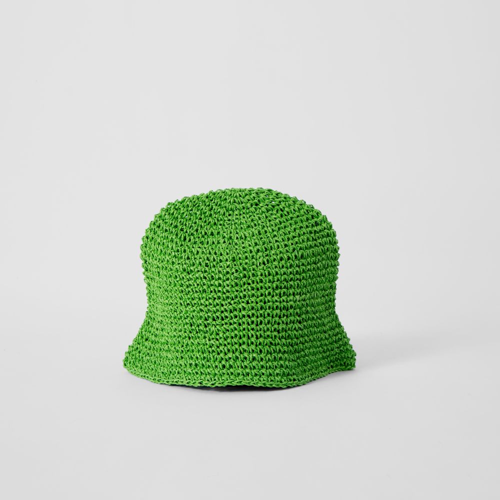 Picture of Green raffia hat