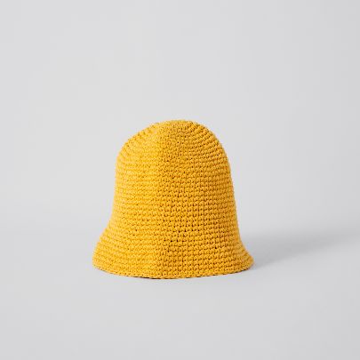 Picture of Handmade yellow linen hat