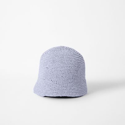 Picture of Handmade blue linen hat