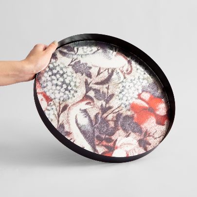 Picture of Patterned mirror tray 3