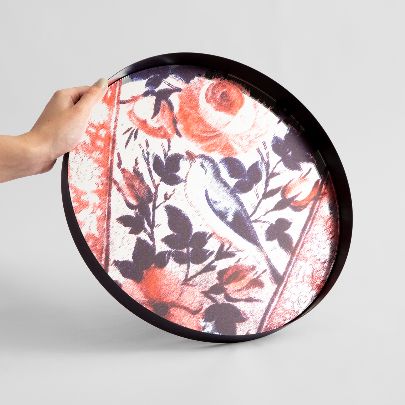 Picture of Patterned mirror tray 3