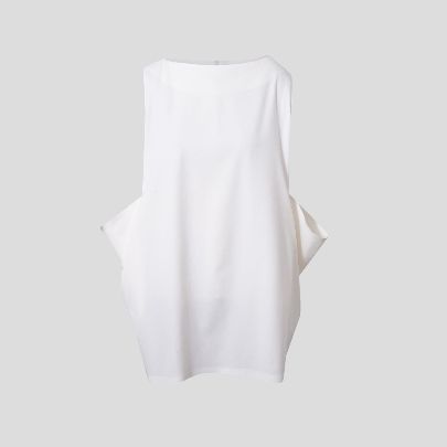 Picture of White gabardine dress