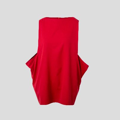 Picture of Red gabardine dress